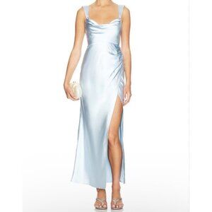 Revolve Runway Havana Maxi Dress Light Blue Formal Prom Wedding Sz XS NWT